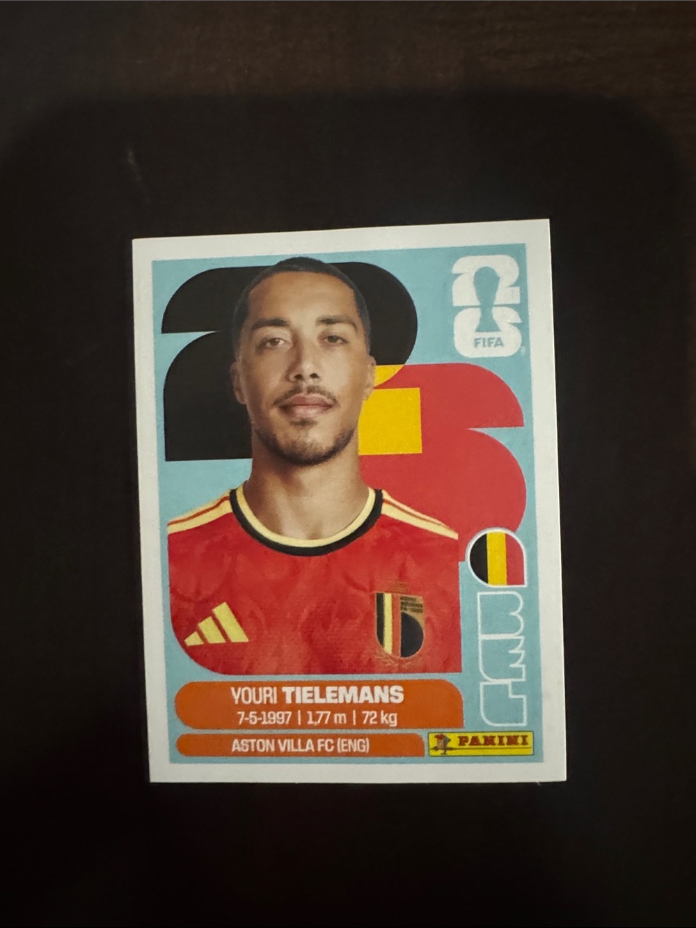 PANINI | (BEL 9) | Youri Tielemans